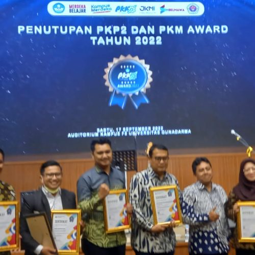 UMAHA Mendapatkan Penghargaan sebagai Perguruan Tinggi Terbaik PKM Awards Kemendikbud 2022